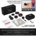 Xenvo Pro Lens Kit for iPhone, Samsung, Pixel, Macro and Wide Angle Lens with LED Light and Travel Case
